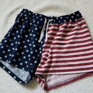 American Flag Patriotic Americana Shorts